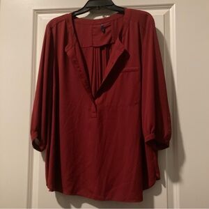Red NJD blouse